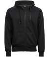 T5435 5435 Tee Jays Fashion Zip Hooded Sweatshirt Black colour image